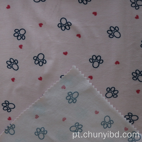 Adorável design de tecido misto elástico poli92% sp8% pêssego de pêssego de pêssego para bebês/crianças roupas de sono